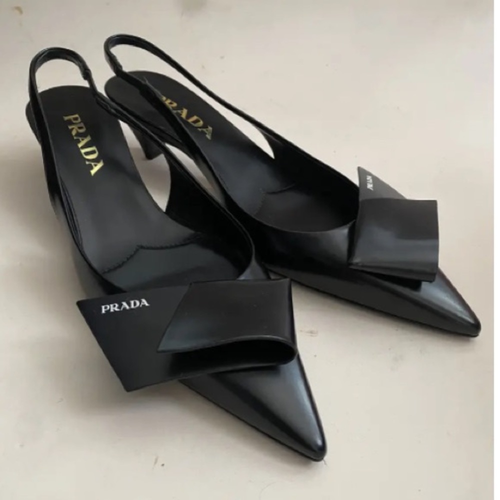 Prada x raf simmons brushed leather kitten heel - Authentic - Picture 2 of 2